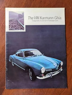 1968 VW Karmann Ghia Color Sales Brochure • $14.95