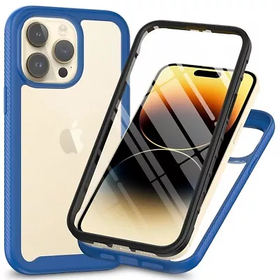 Front Screen Back Cover 2 In 1 Bumper Case For IPhone 14 13 12 11 Pro Max X XR 8 • $12.29