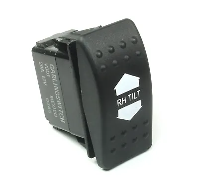 Carling MOMENTARY RH Tilt Rocker Switch SPDT 20A 12VDC  (ON) OFF (ON) V8D1 AA • $19.25