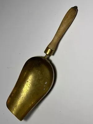 Antique Brass Grain Scoop • $58.53