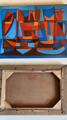 Marcel Mouly  Painting On Canvas - Dimensions: 9.84 X 13.78 IN • $500