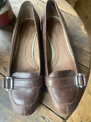 Marco Polo Marc O Polo Brown Leather Flat Shoes 37 (4) • £10