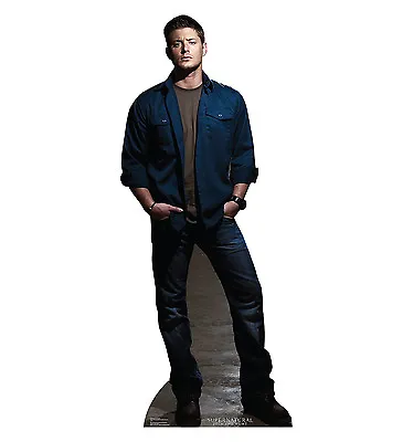 DEAN WINCHESTER Supernatural Jensen Ackles CARDBOARD CUTOUT Standup Standee • $49.95