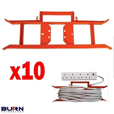 £17.99 • Buy 10x CABLE WIRE TIDY REEL H FRAME EXTENSION POWER LEAD CARRIER HOLDER PA DJ