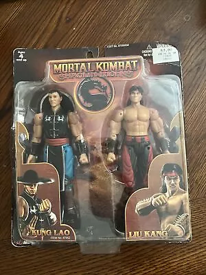 2005 Mortal Kombat Shaolin Monks Kung Lao & Liu Kang Figures Midway Jazwares • $30