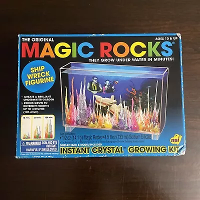 The Original Magic Rocks. Crystal Growing Kit. Ship Wreck Scene. Scuba Divers • $11.99