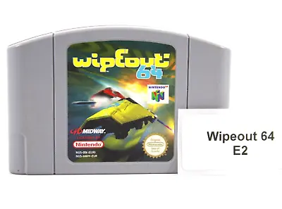 Wipeout 64 [CART ONLY] - Nintendo 64 (N64) [PAL] WITH WARRANTY • $22.45