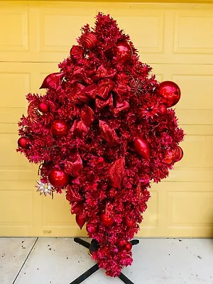Disney EPCOT Christmas Prop Teardrop Swag Garland Red Large Hanging Prop • $250