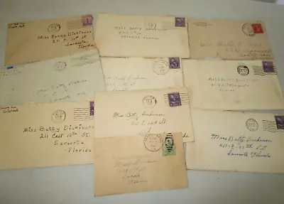 Lot Of 10 Vintage 1940's Handwritten Letters From US Army Men Or Friends • $27.99