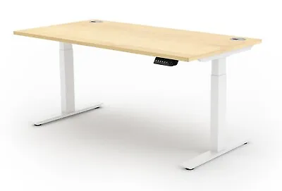 £542 • Buy NOVA Vector Electric Height Adjustable Sit Stand / Standing Desk, 1200mm, MAPLE