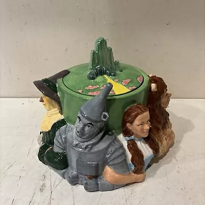 Wizard Of Oz Lion Tin Man Scarecrow Head Cookie Jar Collectable LE 303 Of 2400 • $79.99