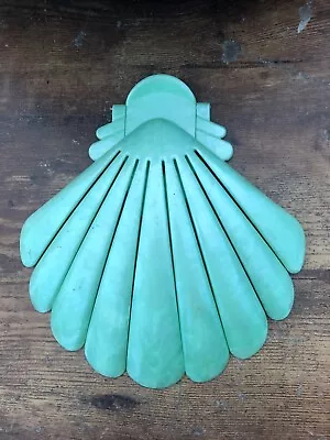 Vintage SAFTDRI Donaco Plastic SEA SHELL Wall Stocking Hosiery Nylon Dryer GREEN • $19.99