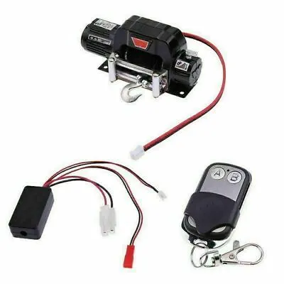 Racing 1:10 Scale Electric Winch Metal For RC Car Crawlers TRX-4 TRX4 D90 SCX10 • $15.73