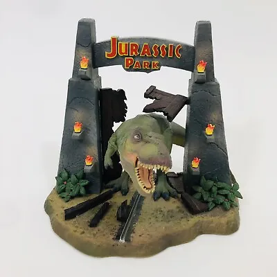 Jurassic Park T-Rex Gate Statue Figure 2011 With No Dvd Universal Studios  • $174.98