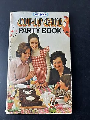 Baker's Cut-up Cake Party Book 1973 Vintage Cookbook Paperback  • $7.95