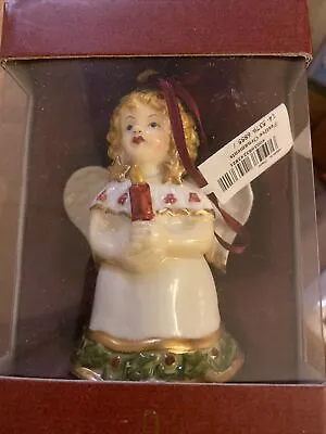 Holiday Villeroy & Boch Christmas Angel Ornament 4.5  Porcelain New In Box • $22.99