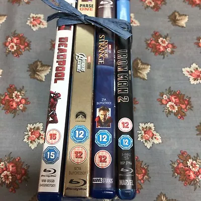 BLURAY BUNDLE X4 Marvel • £2.20