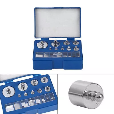 17x 10mg-100g Grams Precision Steel Calibration Weight Kit Set For Balance Scale • $10.88