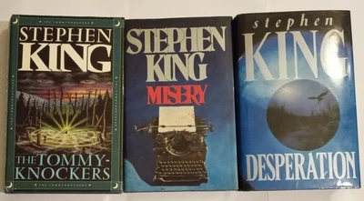 £19.99 • Buy Stephen King X 3 Hardback Books Bundle BCA Misery Desperation Tommyknockers
