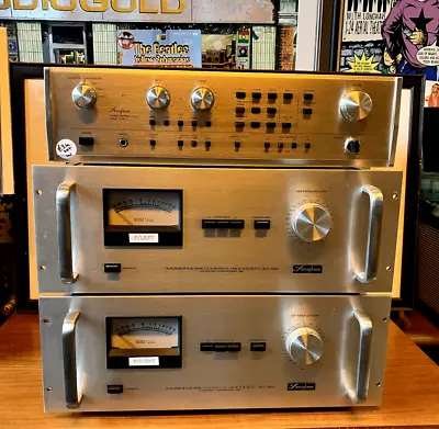 Accuphase C230 Preamplifier + M60 ( Pair ) Mono Power Amplifiers • £2750