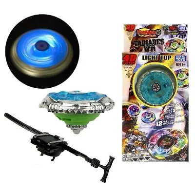 Beyblade Metal Flash Fusion Launcher Masters Fight Set Flashing 4D Spinning Top • $15.19