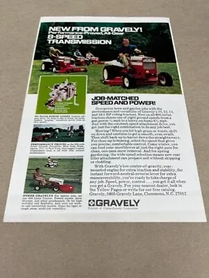 1973 Bolens 800-Series Lawn/Garden Tractor W/mower Deck And 8-speeds--vintage Ad • $8.75