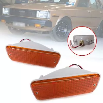 Front Bumper Lamp Light Pair Fit For Toyota Corolla Ke70 Te71 Dx Gl 1979-1987 • $62.58