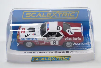 Scalextric Slot Car Plymouth Hemi Cuda Spa 24h 1973 1:32 Scale C4247 New Boxed • £44.99