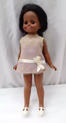 Vintage Ideal Doll Velvet Black Hair African American • $20