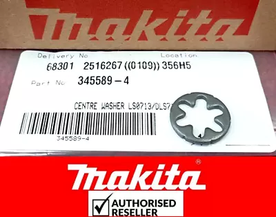 Genuine Makita Table Saw Central Washer For LS0714L LS0714 DLS713 BLS713 • £6.86