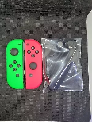 Nintendo Switch Joy-Con Neon Green & Pink Controller Set - VGC- Free Post! • $69