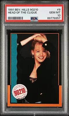 1991 Topps BEVERLY HILLS 90210 Kelly Jennie Garth RC #9 PSA 10 GEM Mint POP 1 • $399