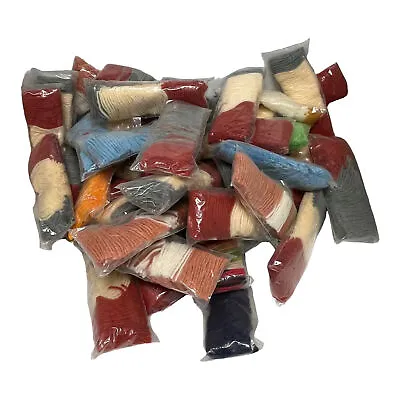 Latch Hook Yarn Vintage 50 Piece Craft Mix Blend LARGE LOT BUNDLE PACK MULTI New • $103.50