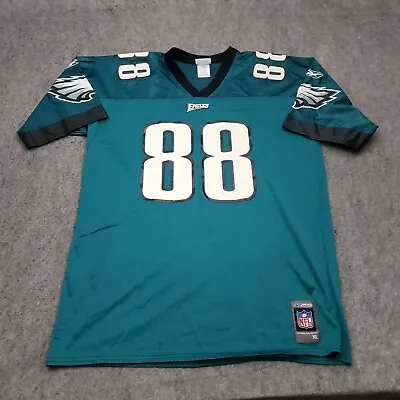 VINTAGE Philadelphia Eagles Jersey Mens XL Green Ayers #88 NFL Football Reebok • $23.19