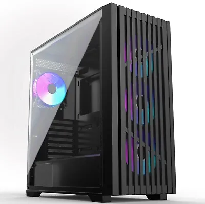 IONZ KZ16 V2 E-ATX PC Computer Mid Tower Gaming Case | Front Vented With Type C • £48.95