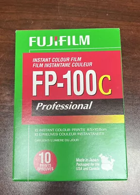 FUJIFILM FP-100C PROFESSIONAL Instant Color Film 10 Prints (Exp 2018) SEALED BOX • $125