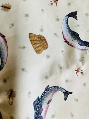 $12 • Buy 1 Yard Warren Kimble Meadowbrook Collection Cotton Fabric Cranston Print Works