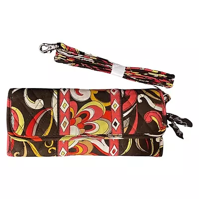 Vera Bradley Puccini Trifold Wallet Removable Crossbody Shoulder Strap • $6.99