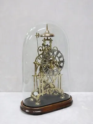 £1700 • Buy Antique Skeleton Clock Victorian Brass Frame By Haycock Of Ashbourne Restored