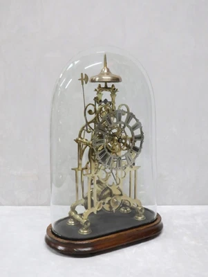£1700 • Buy Antique Skeleton Clock Victorian Brass Frame By Haycock Of Ashbourne Restored