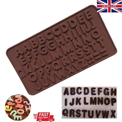 1 Silicone Chocolate Mould Candy Cookies Baking Mold Fondant Ice Cube Tray Jelly • £1.85