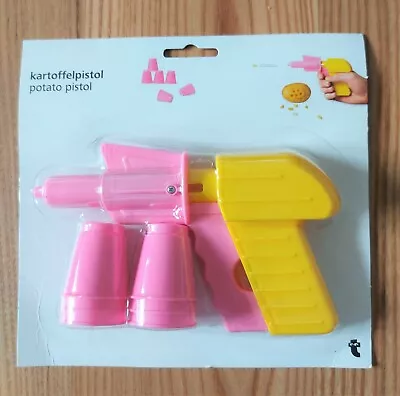 3 X Potato Spud Gun Toy With 6 Target Cups • £5.99