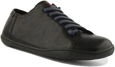 Camper Peu Cami Mens Elastic Laces Slip On Comfort Shoes In Black Size UK 6 - 12 • £139.99