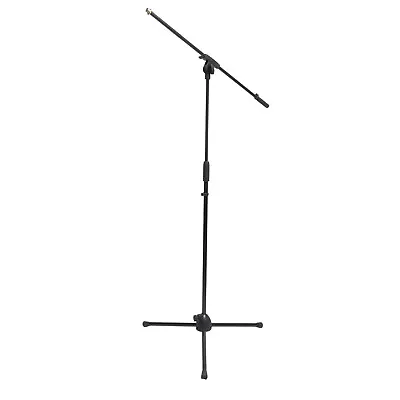 TEK Audio MS250 Microphone Stand With Boom Arm And Reinforced Plastic Base • £21.90