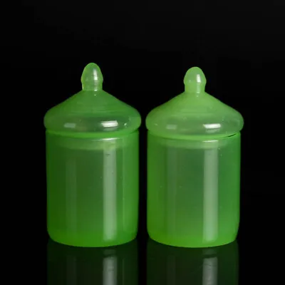 Murano Glass Box Set From 2 Piece Cenedese Frog Green Vintage Mid Century • $58.50