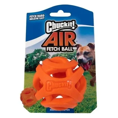£8.99 • Buy Chuckit Dog Ball Toy Easy Breathe Tough Rubber Bounce Fetch Floats Puppy Medium