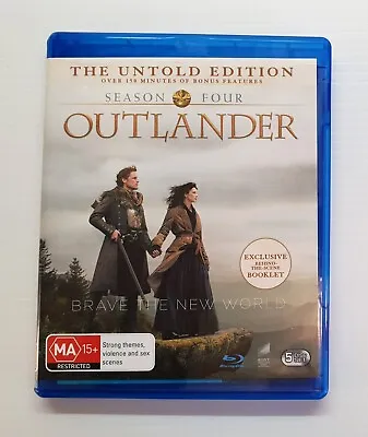 $11.99 • Buy OUTLANDER Season Four - The Untold Edition & Booklet (5 X BLU-RAY Discs) 2018