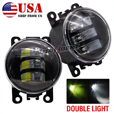X2 LED Front Clear Lens Bumper Fog Light Lamps Assembly For Ford Focus  Mustang • $29.09