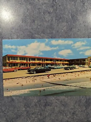 $6.99 • Buy 1965 NJ Brigantine KEULIAN OCEAN VIEW MOTEL Vintage Autos Beach Postcard D38