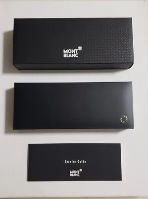 Montblanc Box - Pen Box And Warranty / Service Book  - NEW • $36